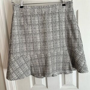 LOFT Gingham Mini Skirt